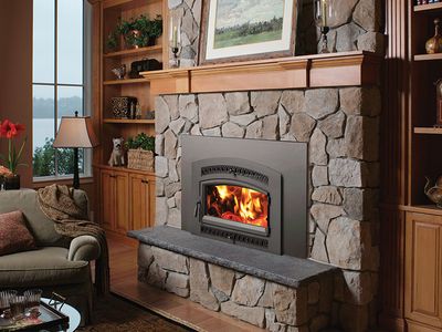 Fireplace Xtrordinair: Medium Flush Wood NexGen-Hybrid Insert (Arch) — primary view